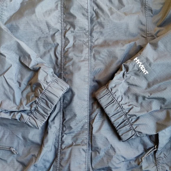 The North Face Hyvent Lightweight Jacket Black Zip Up Windbreaker Women's Small - Picture 3 of 13